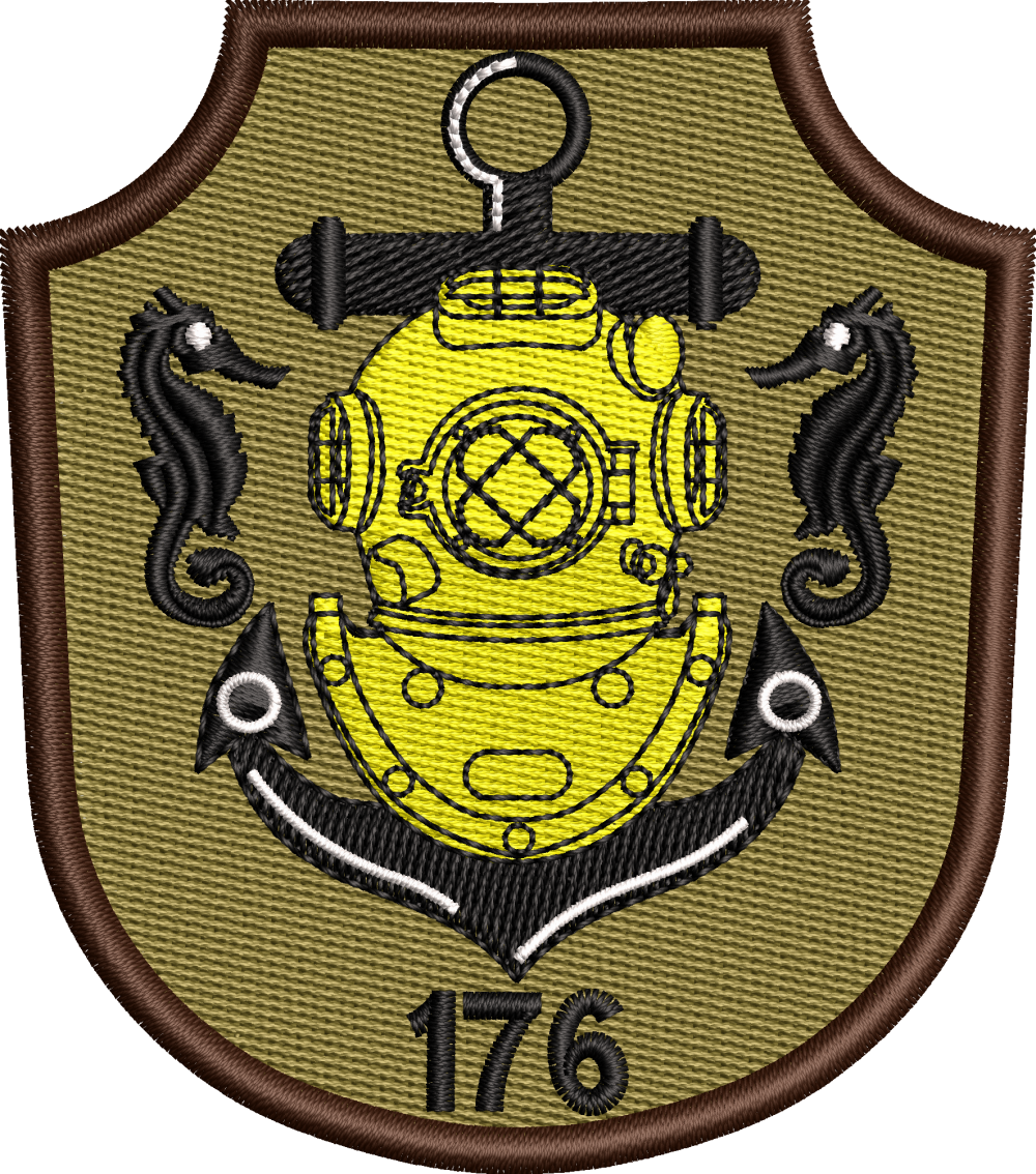 EMBLEMA Divizionul 176 nave scafandri de mare adancime